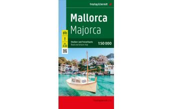 f&b Straßenkarten Mallorca, Straßen- und Freizeitkarte 1:50.000, freytag & berndt Freytag-Berndt und ARTARIA