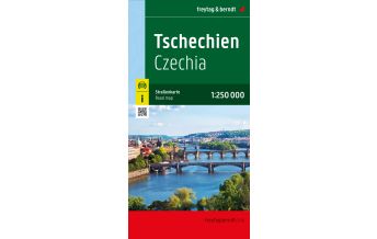 f&b Straßenkarten Tschechien, Straßenkarte 1:250.000, freytag & berndt Freytag-Berndt und ARTARIA