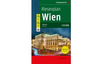f&b City Maps Wien, Riesenplan, Stadtplan 1:12.500, freytag & berndt Freytag-Berndt und ARTARIA