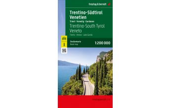 f&b Road Maps Trentino-Südtirol - Venetien, Straßenkarte 1:200.000, freytag & berndt Freytag-Berndt und Artaria