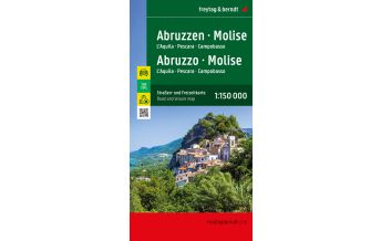 f&b Straßenkarten Abruzzen - Molise, Straßen- und Freizeitkarte 1:150.000, freytag & berndt Freytag-Berndt und ARTARIA