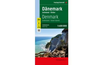 f&b Straßenkarten Dänemark, Straßenkarte 1:400.000, freytag & berndt Freytag-Berndt und ARTARIA