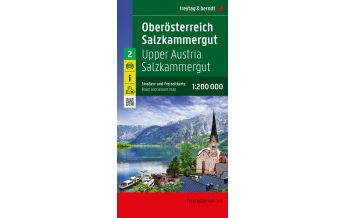 Road Maps Oberösterreich - Salzkammergut, Straßen- und Freizeitkarte 1:200.000, freytag & berndt Freytag-Berndt und Artaria