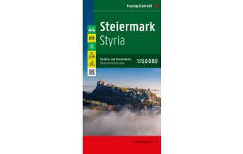 f&b Straßenkarten Steiermark, Straßen- und Freizeitkarte 1:150.000, freytag & berndt Freytag-Berndt und Artaria