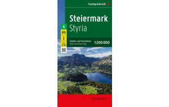 f&b Road Maps Steiermark, Straßen- und Freizeitkarte 1:200.000, freytag & berndt Freytag-Berndt und Artaria