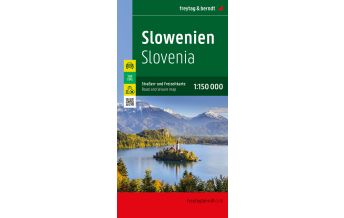 f&b Road Maps Slowenien, Straßen- und Freizeitkarte 1:150.000, freytag & berndt Freytag-Berndt und Artaria