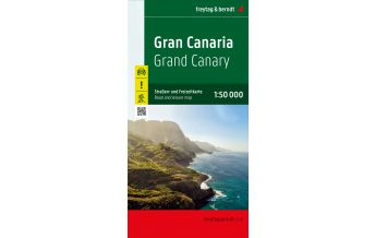 f&b Road Maps Gran Canaria, Straßen- und Freizeitkarte 1:50.000, freytag & berndt Freytag-Berndt und Artaria