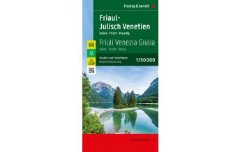 f&b Straßenkarten Friaul-Julisch Venetien, Straßen- und Freizeitkarte 1:150.000, freytag & berndt Freytag-Berndt und Artaria