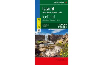 f&b Road Maps Island, Straßenkarte 1:400.000, freytag & berndt Freytag-Berndt und Artaria