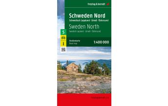 Straßenkarten Schweden Schweden Nord, Straßenkarte 1:400.000, freytag & berndt Freytag-Berndt und Artaria