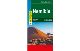 f&b Road Maps Namibia, Straßenkarte 1:1.000.000, freytag & berndt Freytag-Berndt und Artaria