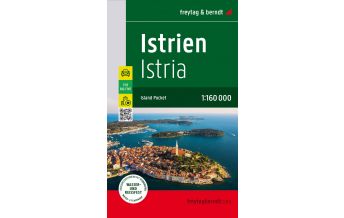 f&b Road Maps Istrien, Straßen- und Freizeitkarte 1:160.000, freytag & berndt Freytag-Berndt und Artaria