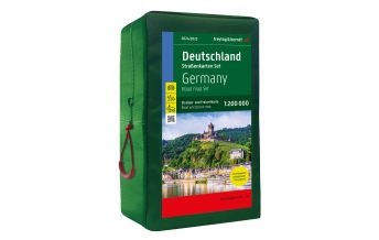 f&b Road Maps Deutschland, Straßenkarten-Set 1:200.000, 2024/2025, freytag & berndt Freytag-Berndt und Artaria