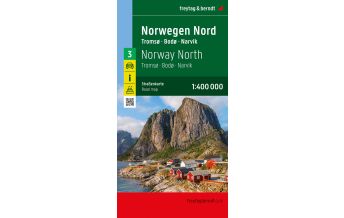 Straßenkarten Norwegen Norwegen Nord, Straßenkarte 1:400.000, freytag & berndt Freytag-Berndt und Artaria