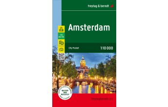 f&b City Maps Amsterdam, Stadtplan 1:10.000, freytag & berndt Freytag-Berndt und Artaria