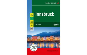 f&b City Maps Innsbruck, Stadtplan 1:8.000, freytag & berndt Freytag-Berndt und Artaria