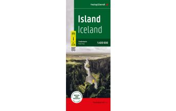 f&b Road Maps Island, Straßenkarte 1:400.000, freytag & berndt, Softcover Freytag-Berndt und Artaria