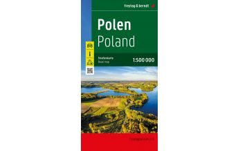 f&b Road Maps Polen, Straßenkarte 1:500.000, freytag & berndt Freytag-Berndt und Artaria