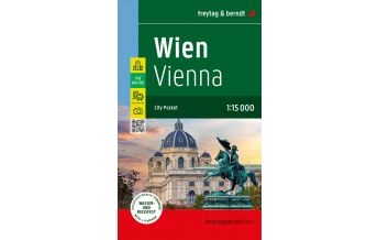 f&b City Maps Wien, Stadtplan 1:15.000, freytag & berndt Freytag-Berndt und Artaria