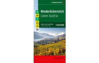 f&b Road Maps Niederösterreich, Straßen- und Freizeitkarte 1:150.000, freytag & berndt Freytag-Berndt und Artaria