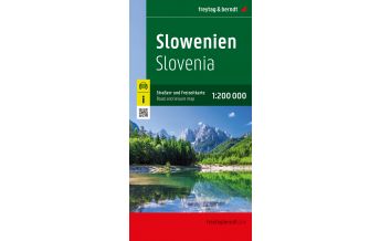 f&b Straßenkarten Slowenien, Straßen- und Freizeitkarte 1:200.000, freytag & berndt Freytag-Berndt und Artaria