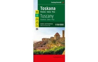 f&b Straßenkarten Toskana, Straßen- und Freizeitkarte 1:150.000, freytag & berndt Freytag-Berndt und Artaria