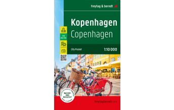 f&b Stadtpläne Kopenhagen, Stadtplan 1:10.000, freytag & berndt Freytag-Berndt und Artaria
