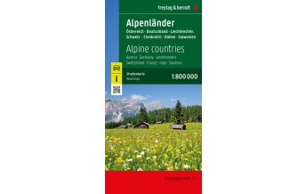 f&b Road Maps Alpenländer, Straßenkarte 1:800.000, freytag & berndt Freytag-Berndt und Artaria