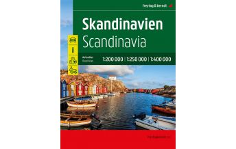 f&b Road Maps Skandinavien, Autoatlas 1:200.000 - 1:400.000, freytag & berndt Freytag-Berndt und Artaria