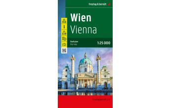 f&b City Maps Wien, Stadtplan 1:25.000, freytag & berndt Freytag-Berndt und Artaria