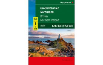 f&b Straßenkarten Großbritannien - Nordirland, Autoatlas 1:200.000 - 1:266.000, freytag & berndt Freytag-Berndt und Artaria