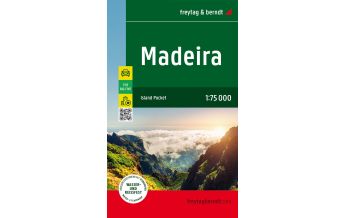 f&b Straßenkarten Madeira, Straßen- und Freizeitkarte 1:75.000, freytag & berndt Freytag-Berndt und Artaria