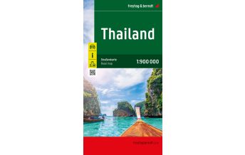 f&b Road Maps Thailand, Autokarte 1:900.000, freytag & berndt Freytag-Berndt und Artaria