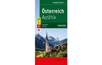 f&b Road Maps Österreich, Straßenkarte 1:500.000, freytag & berndt Freytag-Berndt und Artaria