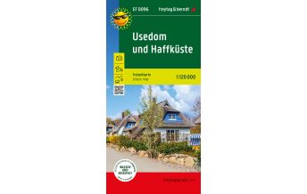 f&b Straßenkarten Usedom und Haffküste, Freizeitkarte 1:120.000, freytag & berndt Freytag-Berndt und Artaria