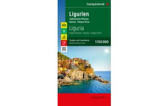 f&b Road Maps freytag & berndt Auto + Freizeitkarte Ligurien • Italienische Riviera • Genua 1:150.000 Freytag-Berndt und Artaria