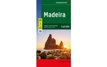 f&b Straßenkarten Madeira, Straßen- und Freizeitkarte 1:40.000, freytag & berndt Freytag-Berndt und Artaria