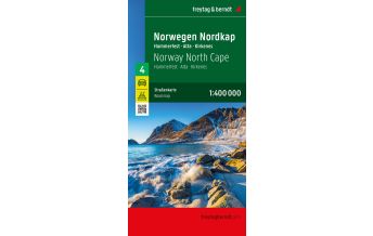 Road Maps Norway Norwegen Nordkap, Straßenkarte 1:400.000, freytag & berndt Freytag-Berndt und Artaria