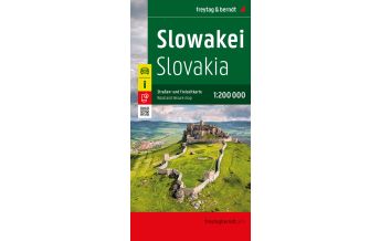 f&b Straßenkarten Slowakei, Straßen- und Freizeitkarte 1:200.000, freytag & berndt Freytag-Berndt und Artaria