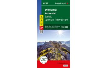 f&b Hiking Maps Wetterstein - Karwendel, Wander-, Rad- und Freizeitkarte 1:50.000, freytag & berndt, WK 322 Freytag-Berndt und Artaria