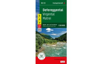 f&b Wanderkarten Defereggental, Wander-, Rad- und Freizeitkarte 1:50.000, freytag & berndt, WK 123 Freytag-Berndt und Artaria