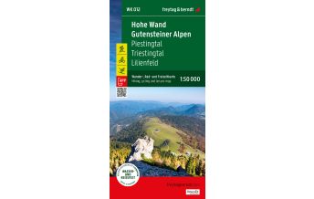 f&b Wanderkarten Hohe Wand - Gutensteiner Alpen, Wander-, Rad- und Freizeitkarte 1:50.000, freytag & berndt, WK 012 Freytag-Berndt und Artaria