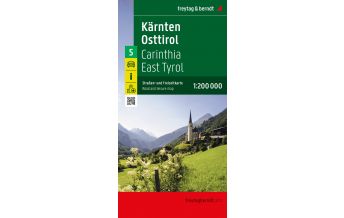 f&b Road Maps Kärnten - Osttirol, Straßen- und Freizeitkarte 1:200.000, freytag & berndt Freytag-Berndt und Artaria