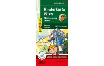 f&b Stadtpläne Kinderkarte Wien, Stadtplan 1:40.000, freytag & berndt Freytag-Berndt und Artaria