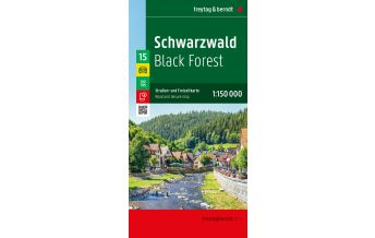 f&b Straßenkarten Schwarzwald, Straßen- und Freizeitkarte 1:150.000, freytag & berndt Freytag-Berndt und Artaria