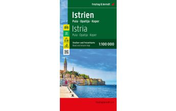 f&b Road Maps Istrien, Straßen- und Freizeitkarte 1:100.000, freytag & berndt Freytag-Berndt und Artaria