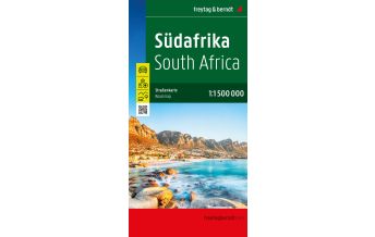 f&b Road Maps Südafrika, Straßenkarte, 1:1.500.000, freytag & berndt Freytag-Berndt und Artaria