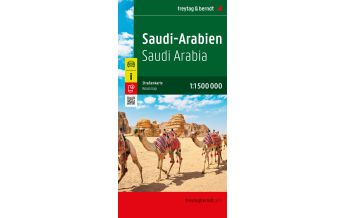 f&b Road Maps Saudi-Arabien, Straßenkarte 1:1.500.000, freytag & berndt Freytag-Berndt und Artaria