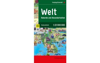 f&b Straßenkarten Weltkarte für Kinder, 1:22.000.000, gefaltet, freytag & berndt Freytag-Berndt und Artaria