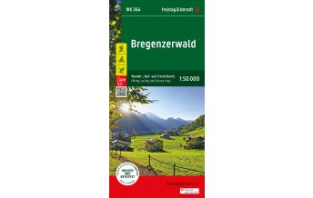 f&b Wanderkarten Bregenzerwald, Wander-, Rad- und Freizeitkarte 1:50.000, freytag & berndt, WK 364 Freytag-Berndt und Artaria